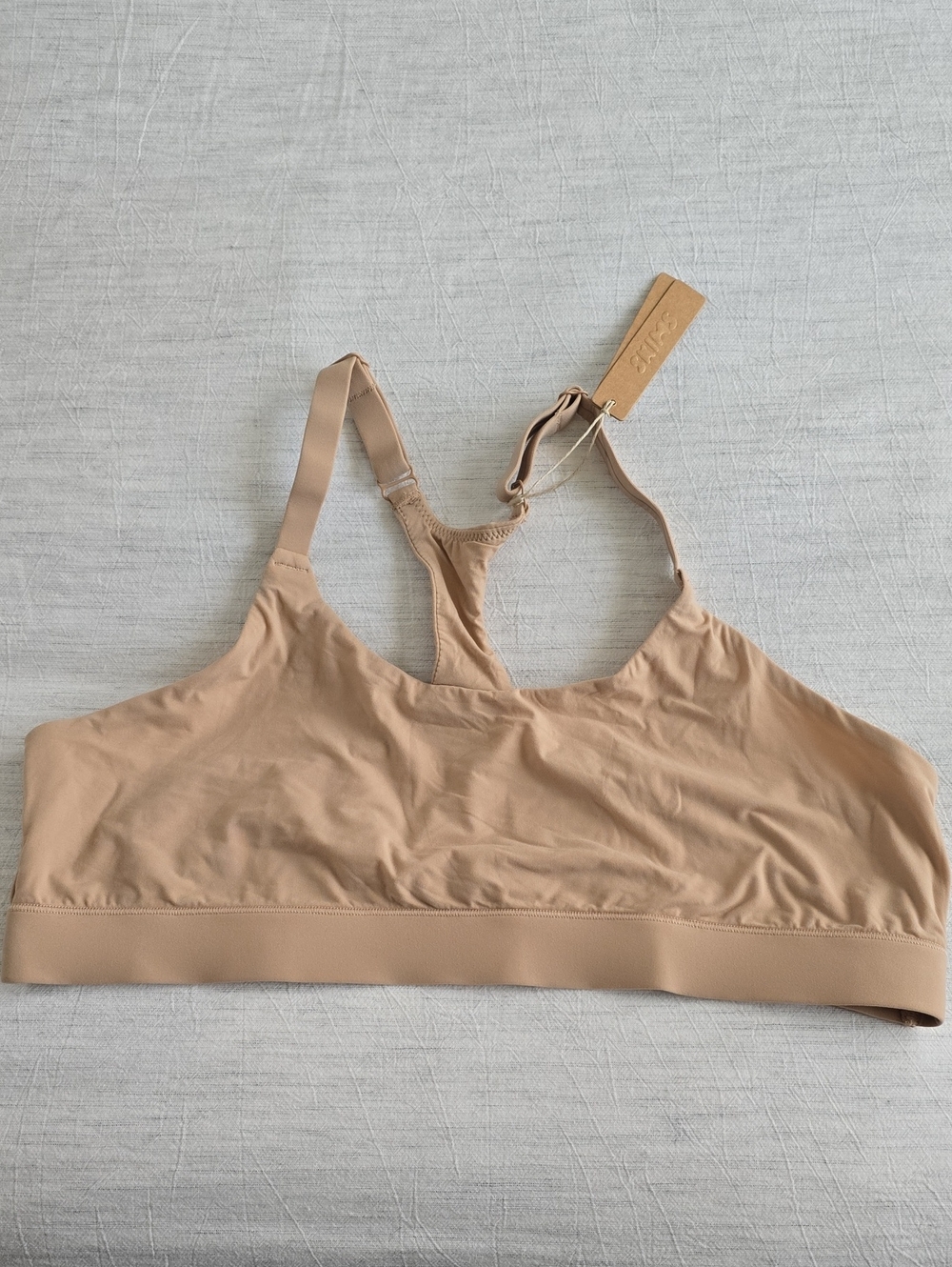 SKIMS Fits Everybody Racerback Bralette Size:2X Clay